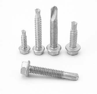Flex Technology for Aluminum Applications Alumi-Flex 302 (18-8) Stainless Steel Drill s Self-driling points: #3 and #4 Material: 302 stainless steel Finish: Stalgard GB (Galvanic Barrier) coating