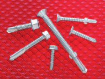 Flex Technology for Metal Applications Bi-Flex 300 Series Stainless Bi-Metal Fasteners Self-drilling screws including reamers Material/Heat Treat: Bi-metal technology Head and shank made of (18-8)