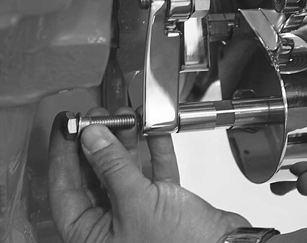 (A) (D) Figure 7: Install The A/C Compressor Apply anti-seize to the compressor shoulder bolt threads.