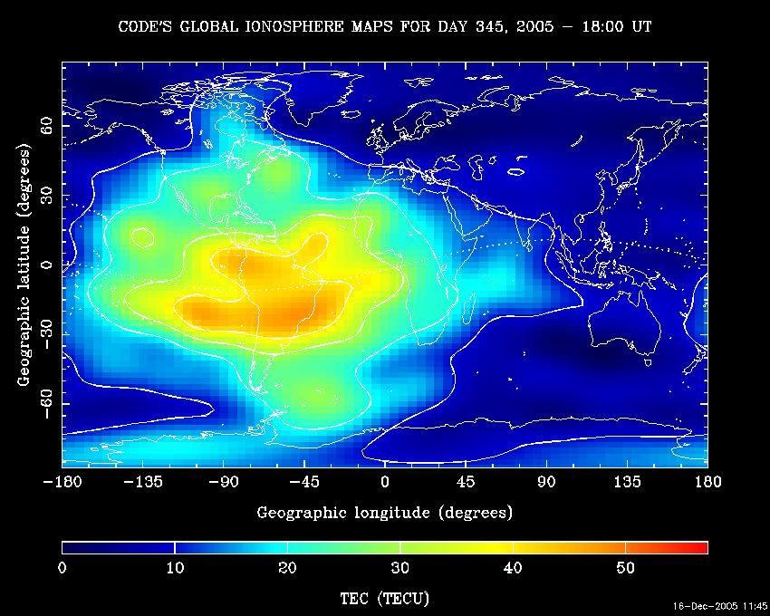 4. The ionosphere and the SKA The joint Argentinean / Brazilian SKA proposal was eliminated because the ionospheric conditions above South America would limit the SKA's performance at low frequencies.