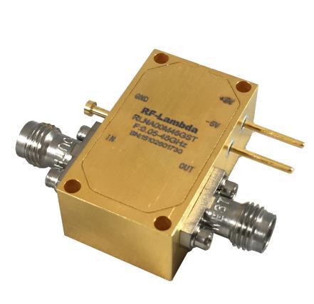 Ultra Wide Band Low Noise Amplifier 0.5 46GHz Parameter Min. Typ. Max. Min. Typ. Max. Units Frequency Range 0.
