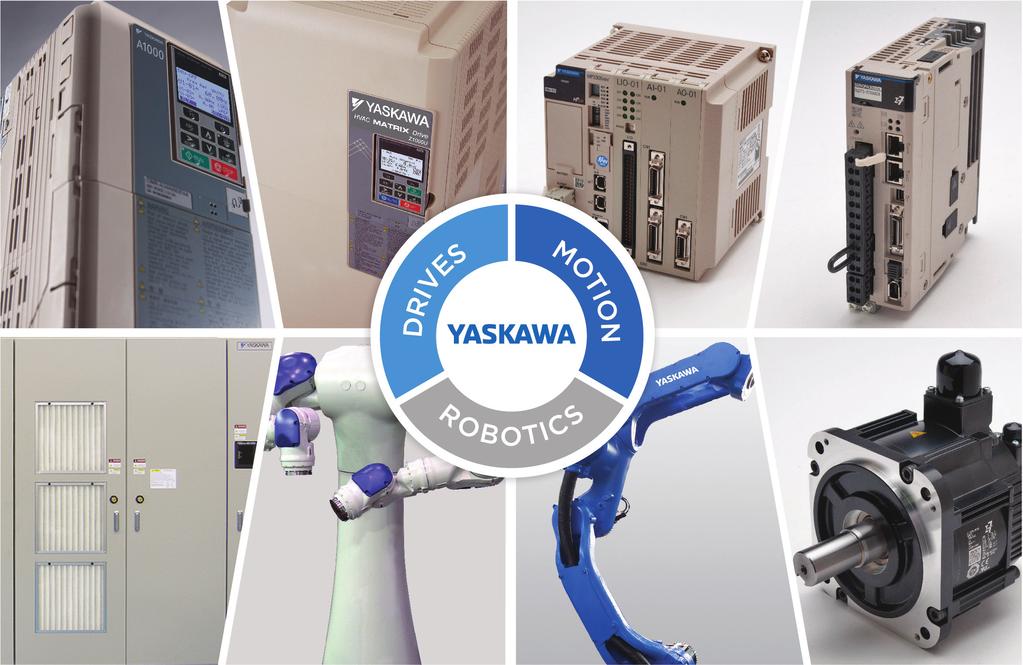 Yaskawa is the leadig global maufacturer of low ad medium voltage variable frequecy drives, servo systems, machie cotrollers ad idustrial robots.