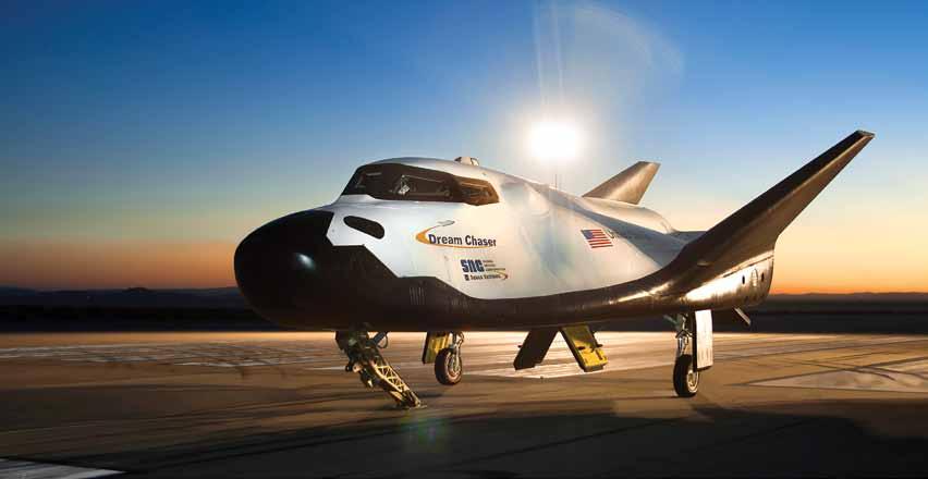 SIERRA NEVADA CORPORATION DREAM CHASER The Sierra Nevada Corporation is competing in the NASA Commercial Crew Program with its winged, lifting-body Dream Chaser spacecraft that will vertically launch