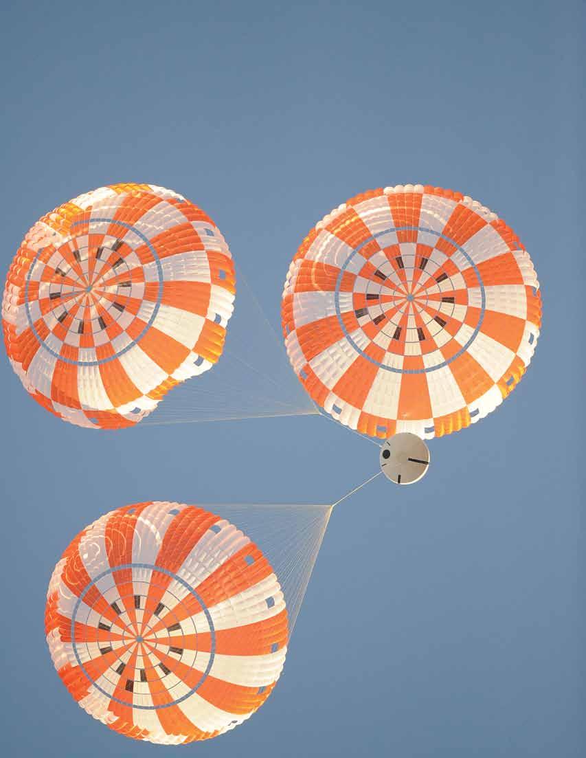 PROGRESS MADE: Orion Parachute System Tested The Orion parachute system has been tested numerous