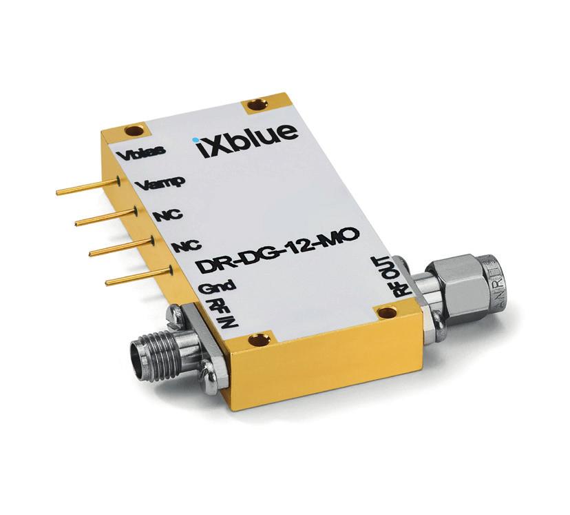 12 Gbps NRZ Medium Output Voltage The DR-DG-12-MO is a high performance versatile driver module designed for 2.5 Gbps up to 12.5 Gbps data transmission with NRZ or RZ format.