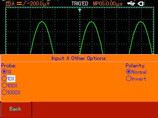 3. Setting bias voltage Bias voltage is suitable for observing the following signals : The input signal is made up of relatively high DC quantities and relatively low AC quantities.