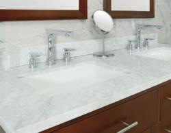 Natural Marble Stone Solid stone tops cut from natural marble provide a