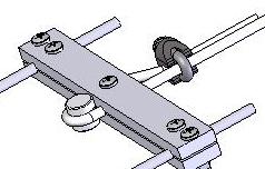 FIG. #1 40M2L ASSEMBLY DETAIL 1/4-20 SS JAM NUTS 8-32 x 1" LOCKNUT (5) CABLE EYE 1/4" STAINLESS TURNBUCKLE (2) 3/4" X 3/4" X.