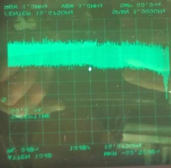 When self injection locked the laser tracks the changing frequency of the optical mode creating high speed frequency modulation in the optical output with very low residual amplitude noise.