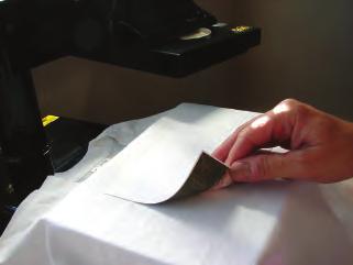 Pro-Seal Inkjet Light Transfer Paper Heat Press Place the garment on the heat press and press