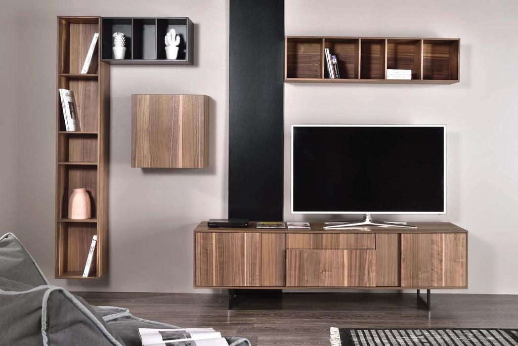 LEVEL TV UNIT LETV1701 Designed by Tagged this Level 180 TV Unit is an all wood design. Level 180 TV Unit comes with two door boxes and two drawer boxes.