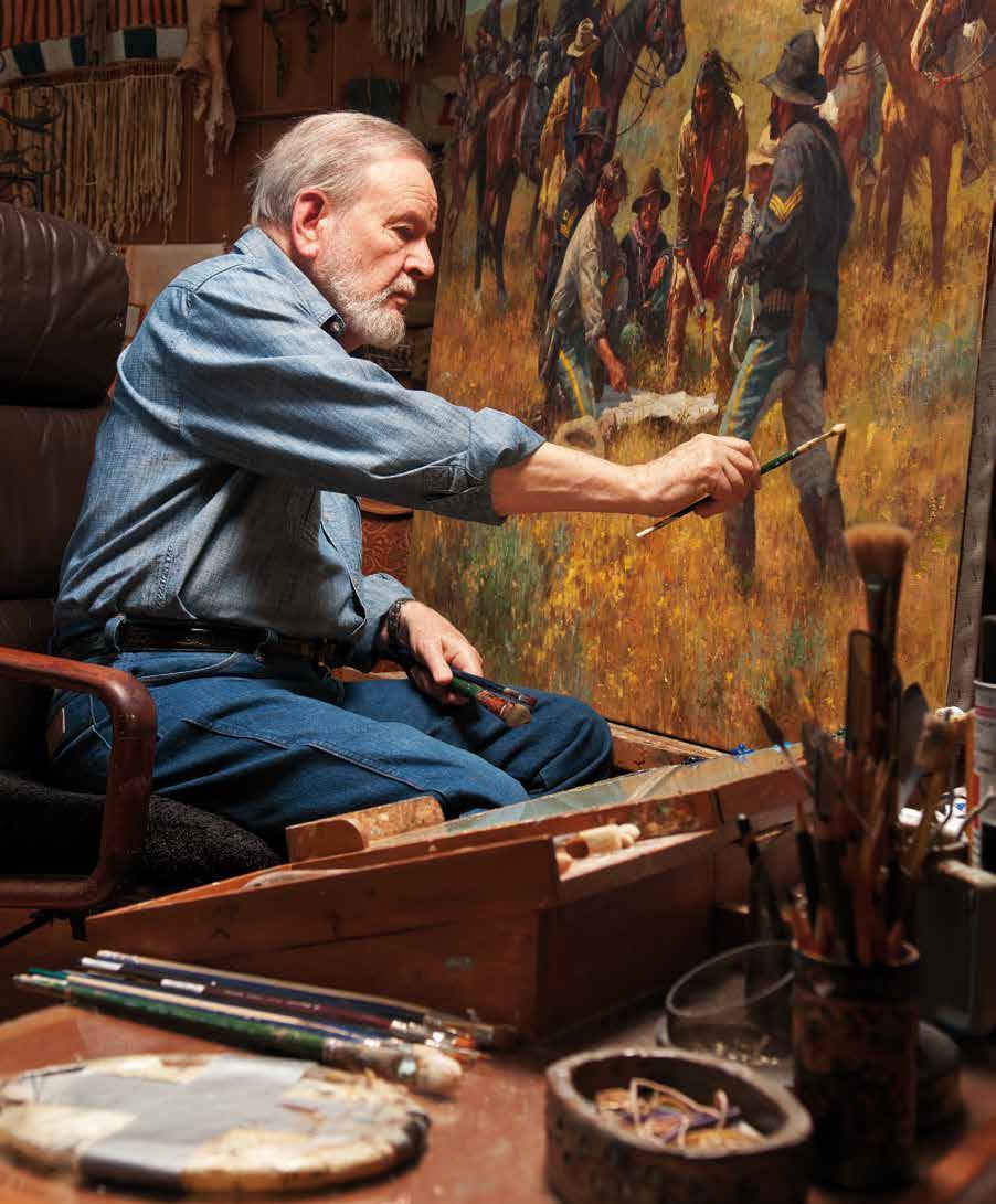 HOWARD TERPNING As featured in Terpning has Made Storytelling the Cornerstone of His Legendary Career, Winter 2014 Editorial Calendar WINTER 2017/18 THE HOLIDAY ISSUE THE PERFECT GIFT: Jewelry has