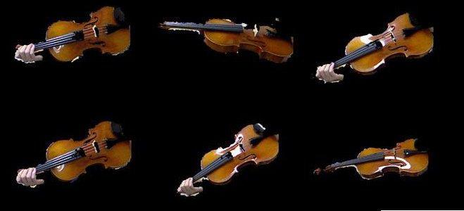 4.1 Segmentation of the violin To reduce the amount of data during the model reconstruction and the tracking, it is better to keep the information only related to the violin s body.