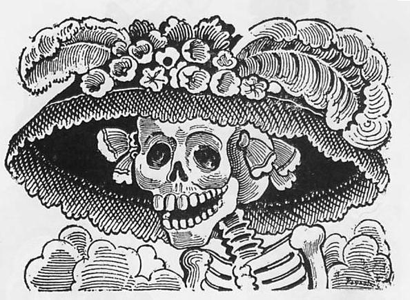 Artist used for inspiration Day of the Dead Prints inspired by Jose Posada. Jose Posada (1852 1913) was a prolific Mex-i-can folk artist and political satirist from Aguascallientes in central Mexico.