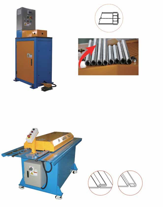 Tie Rod Nut Insert Machine Operation System Material Hydraulic Galvanized Steel Pipe, Stainless Steel Pipe Lock Forming Tester The Lock forming machine used by Steel Coil manufacturers for testing
