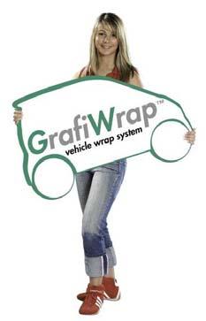 GrafiWrap Vehicle Wrapping What is GrafiWrap? GrafiWrap is the registered trade name for a combination of materials used in the wrapping of a vehicle.