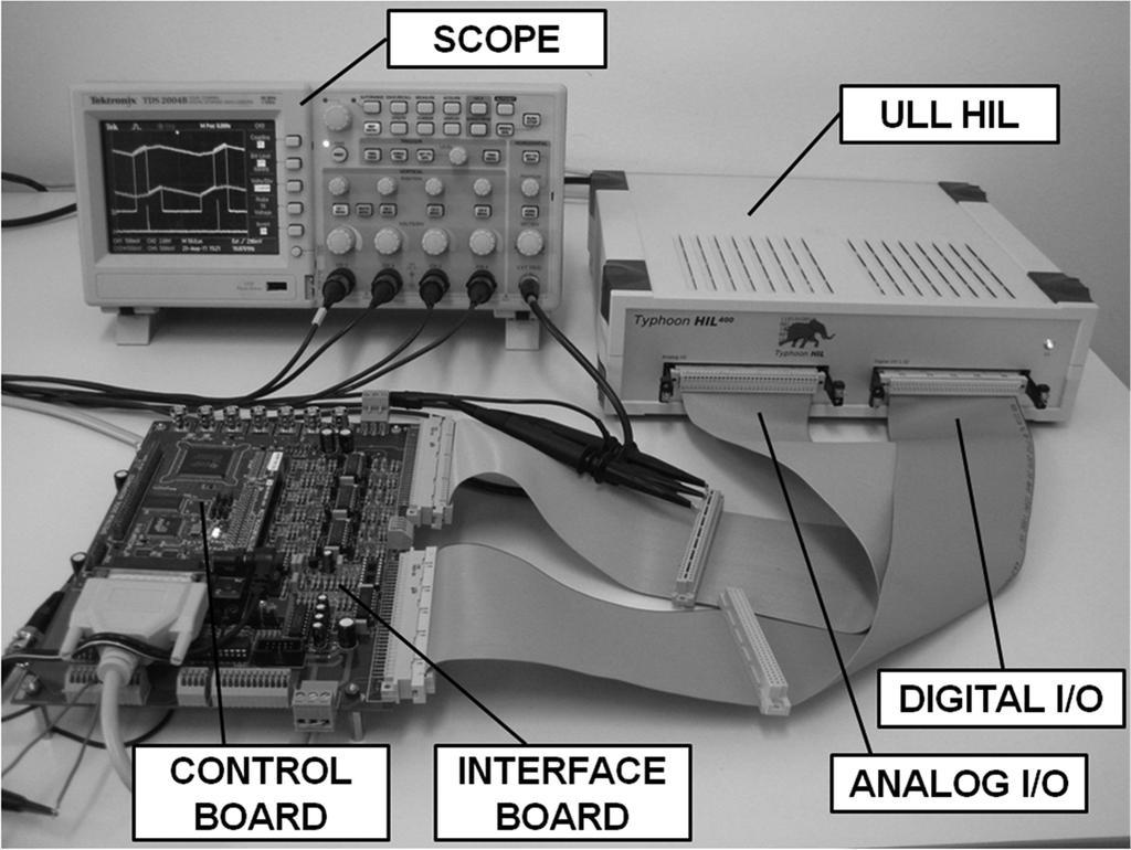 ADŽIĆ et al.: DEVELOPMENT OF HIGH-RELIABILITY EV AND HEV IM PROPULSION DRIVE WITH ULL HIL ENVIRONMENT 631 Fig. 1. ULL HIL experimental setup with controller and interface board. Fig. 2.