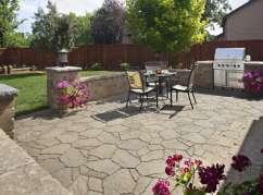 PAGE 40 CONCRETE PAVERS Lafitt Patio 3pc Thickness: 1 7/8 in Size: Rec 16 in x 24 in, Sq