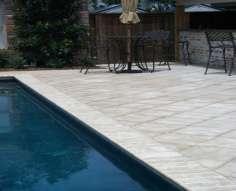PAGE 44 CONCRETE PAVERS Coral Lock Thickness: 1 5/8in Size: 4 in x 8 in, 12 in x