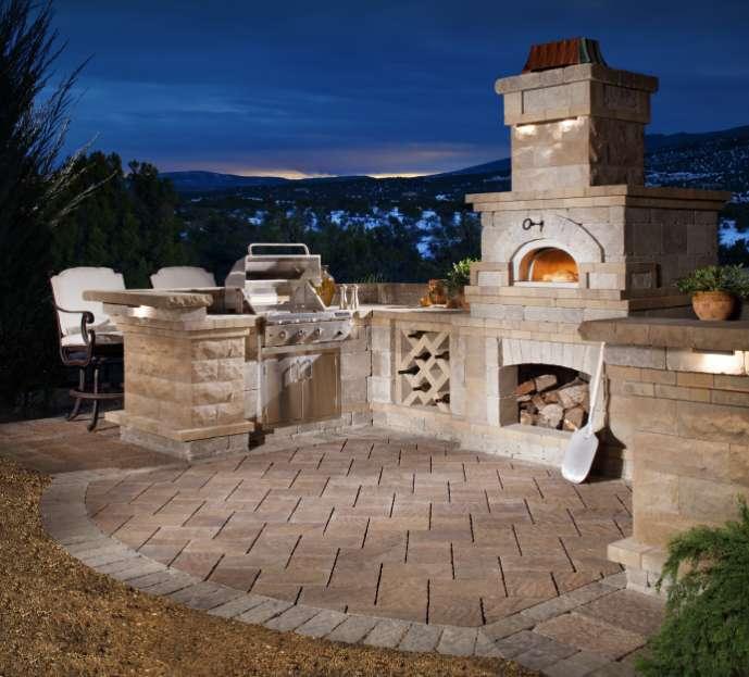 PAGE 50 Outdoor Elements The process of creating your dream outdoor living space has never been simpler by using a revolutionary concept of pre-built modular Hardscape Elements.