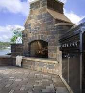 36in - 2,800lbs, 48in 3,100lbs Contractor Series Stone Age Fireplace Kit Size: 24in, 36in, & 48 firebox Styles: