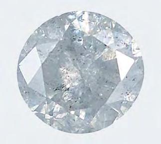 result of the body color produced by irradiation (actually a very dark green rather than a true black), the irradiated diamonds virtually always show green glints either in the body color or