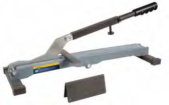 TILE SAWS AT A GLANCE Standing Saws ITEM NO. DESCRIPTION ACCESSORY GUIDE: A. Water Pump B. Continuous rim wet diamond blade C. Heavy duty legs / fold-out stand D.