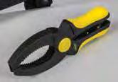 Durable nylon construction for a secure installation High-visibility yellow wedges are easy to distinguish on the job site Specially designed break-off point on clips for swift removal Produces 1/16"