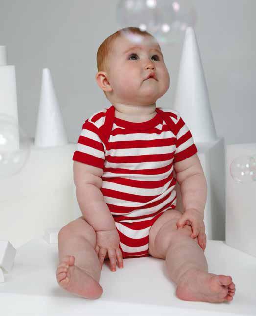BZ19 BABY RINGER BODYSUIT Crew neck bodysuit with poppers at side neck / 3 self-coloured poppers at crotch / Soft and stretchy fabric / Contrast binding at neck,