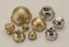 SERIES C10 CLOSED CAP NUTS SERIES C20 OPEN CAP NUTS Cap nuts (acorn nuts) are available in two basic configurations, open and closed.