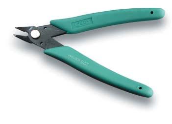 Shears and Tweezers for the Electronics Characteristics of the shears: - Scissors type cutting action, makes the cutting easier and with a great smoothness.