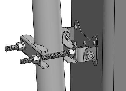 Installation Instructions Adjustable Downtilt Mounting Kit T-029-GL-E, T-041-GL-E, T-045-GL-E Assemble mounting kits as per Figure 2 and 3 of this document. 1.