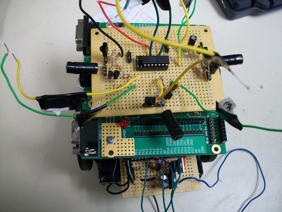 Figure 11: Robot Outlook (Without Wireless Module) Figure 12: Robot hardware