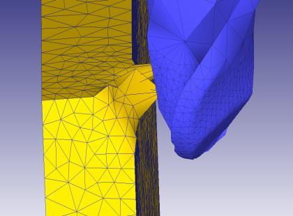 Finite Element Simulation of the Different