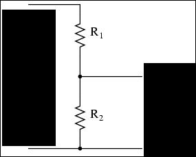 Common voltage divider