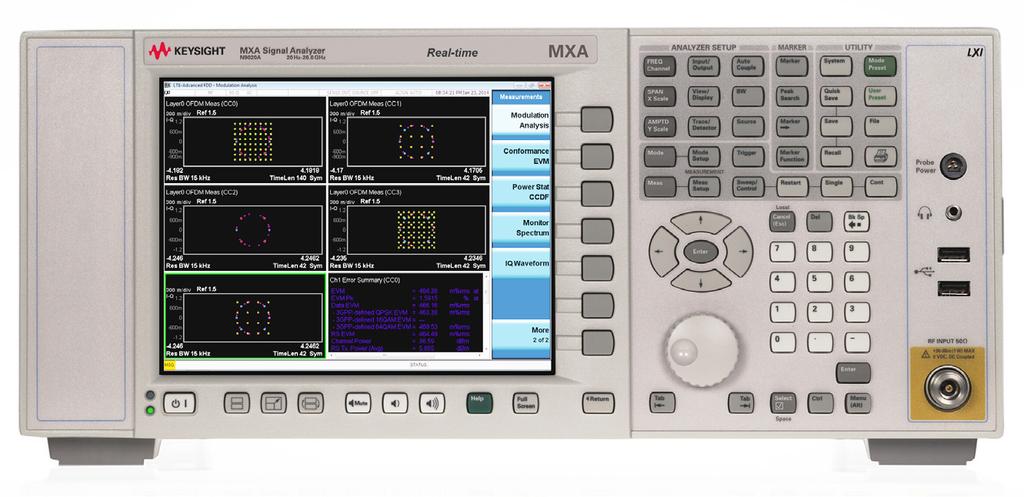 Keysight LTE and LTE-Advanced FDD/TDD X-Series Measurement Application N9080B and N9082B Technical Overview Perform LTE plus LTE-Advanced FDD and TDD base station (enb) and user equipment (UE)