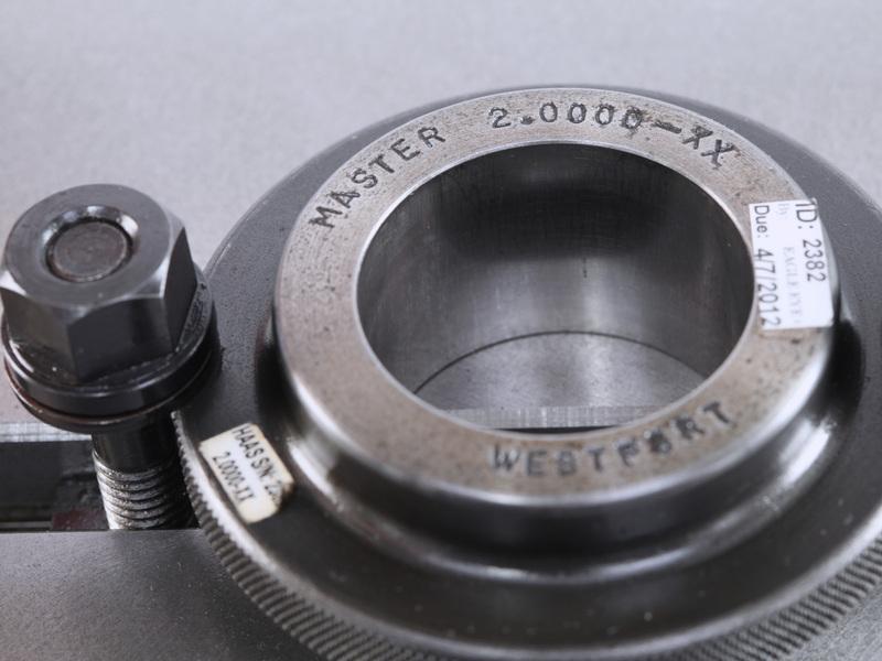Measure the ring gauge with an inside micrometer or bore gauge. If the Inside Diameter is etched on the Gauge, that number can be used.