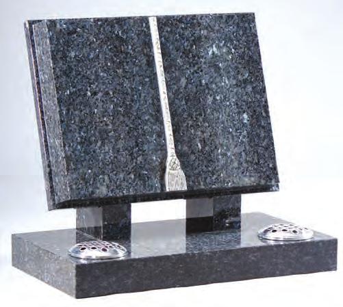 EC132 Dense Black Granite Book 18 x 24 x 3 wide rest 14 x 15 x 6 Base 3 x 27 x 15 Classic bookset brought up to date