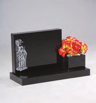 EC244 Ruby Red Granite HS 12 x 21 x 2 Base 2 x 23 x 9 This cremation memorial