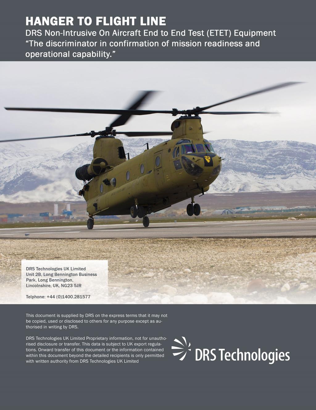 Warfighter Information Network Solicitation #: W15P7T-13-R0059 DRS Network and Imaging Systems May 17, 2013 AirSystems_Tiered Testing_White Paper_MicrositeVersion_v2.