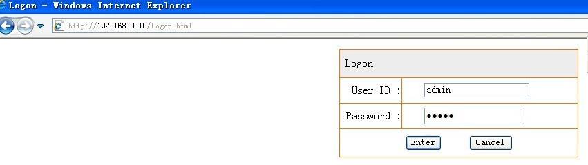 User Administration The system supports two access level users Access Level User ID Default Password Administrator admin 123456 Standard User user 123456 Administrator has the authorization to set
