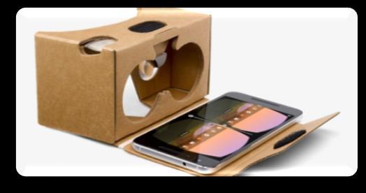 Oculus rift, OSVR ) - The phone displays a