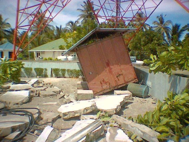 Kolhufushi Booth Power systems and batteries destroyed Damage
