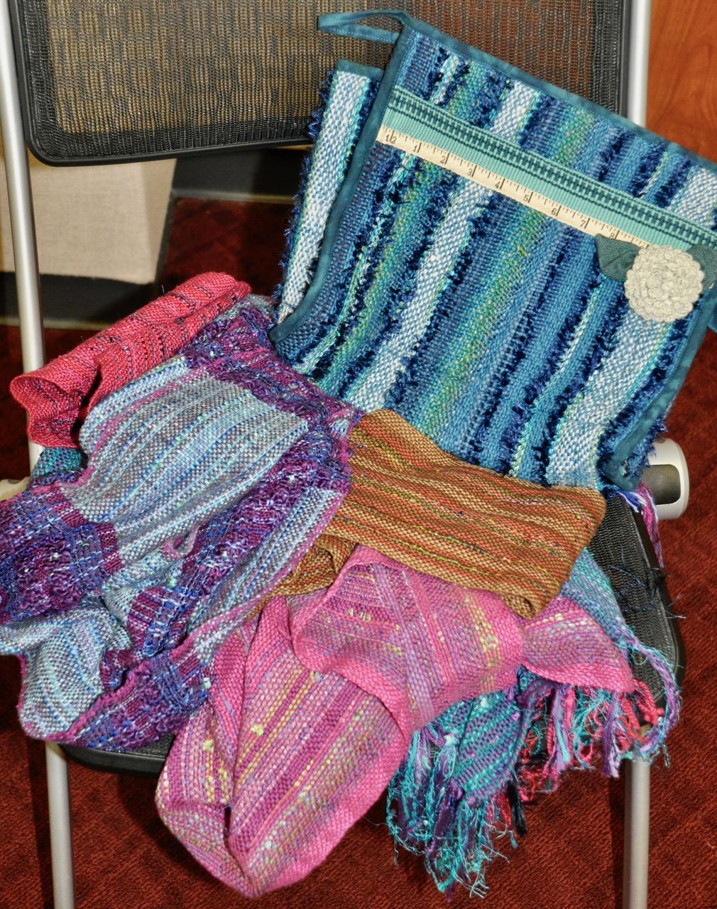 scarves & bags, Woven on
