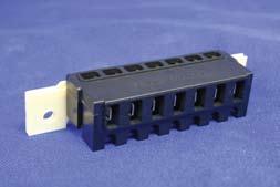The connectors modular design provides superior strength and rigidity over singular terminal components while minimizing handling and storage issues.