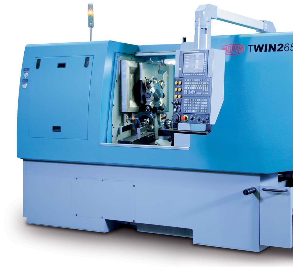 WIN2 SERIES NC Multislide Automatic Lathe NEW WIN2 SERIES FROM MUPEM FLEXIBILITY, STURDINESS AND PRODUCTIVITY. MACHINES THAT WILL BOOST YOUR EARNINGS.