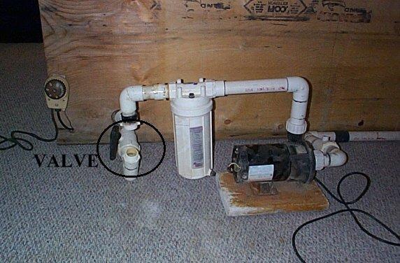 Plumbing Plumbing Instructions will be completely dependant on the pump and filter you use.