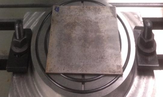 There are three plates of workpiece use as sample. 8.