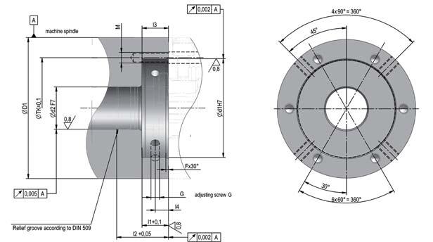 taper, since the actuation screw lies in the driver area TECHNICAL FEATURES - Balancing quality G 2.