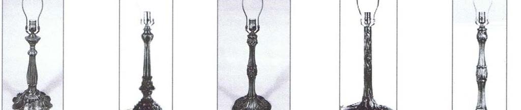 Large Lamp Bases 14 Parisian #9010 $105.95 14 Picadilly #9025 $119.95 14 Tree #9016 $99.